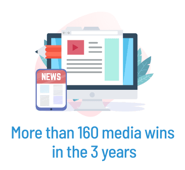 publicize media wins infographic