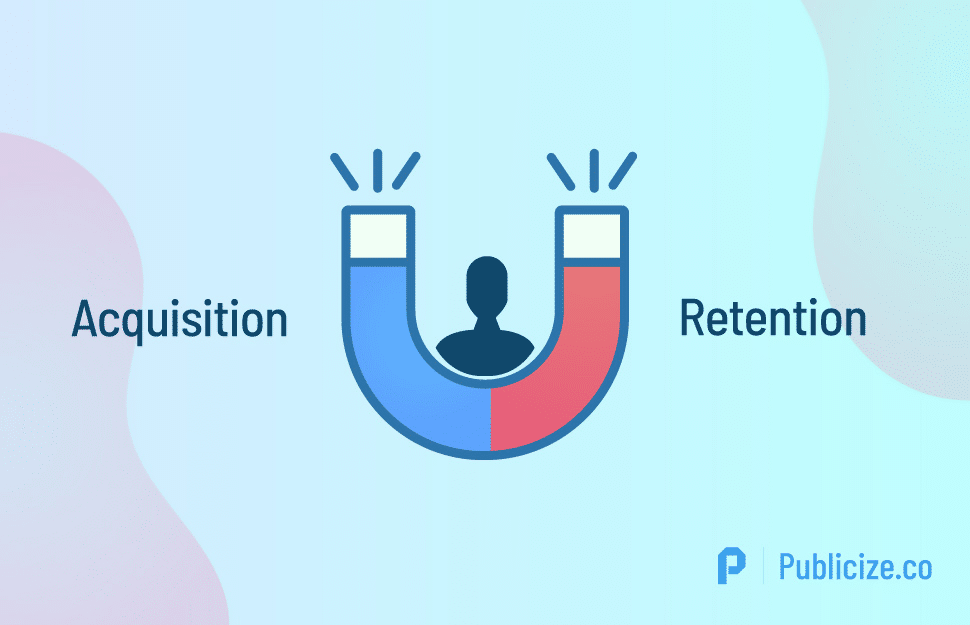 Publicize acquisition retention