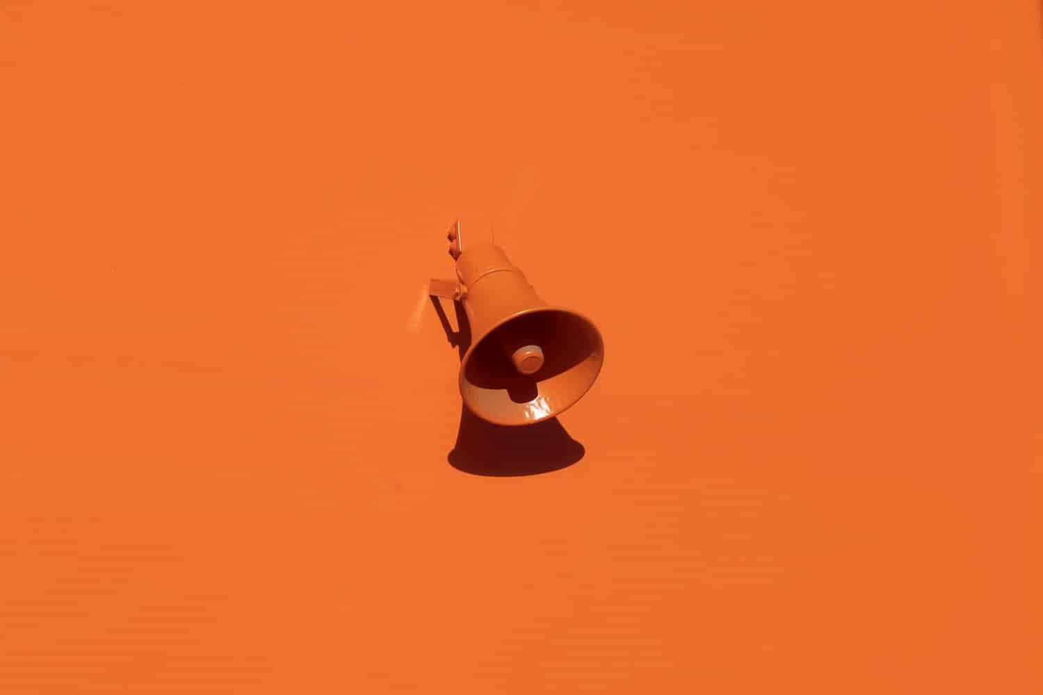 orange megaphone